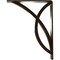Ekena Millwork Miller Wrought Iron Bracket, (Triple center brace), Antiqued Brass 2"W x 7 1/2"D x 10"H BKTM02X07X10TMIABS - alternate 6